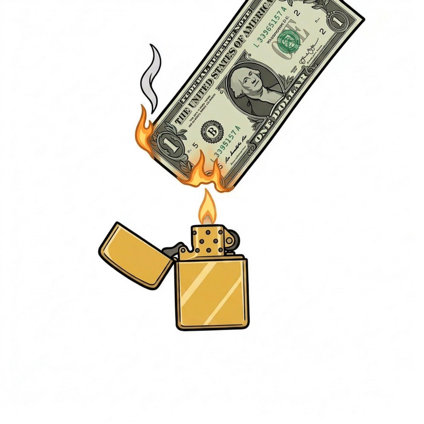 Burn the paper - liquidity ritual